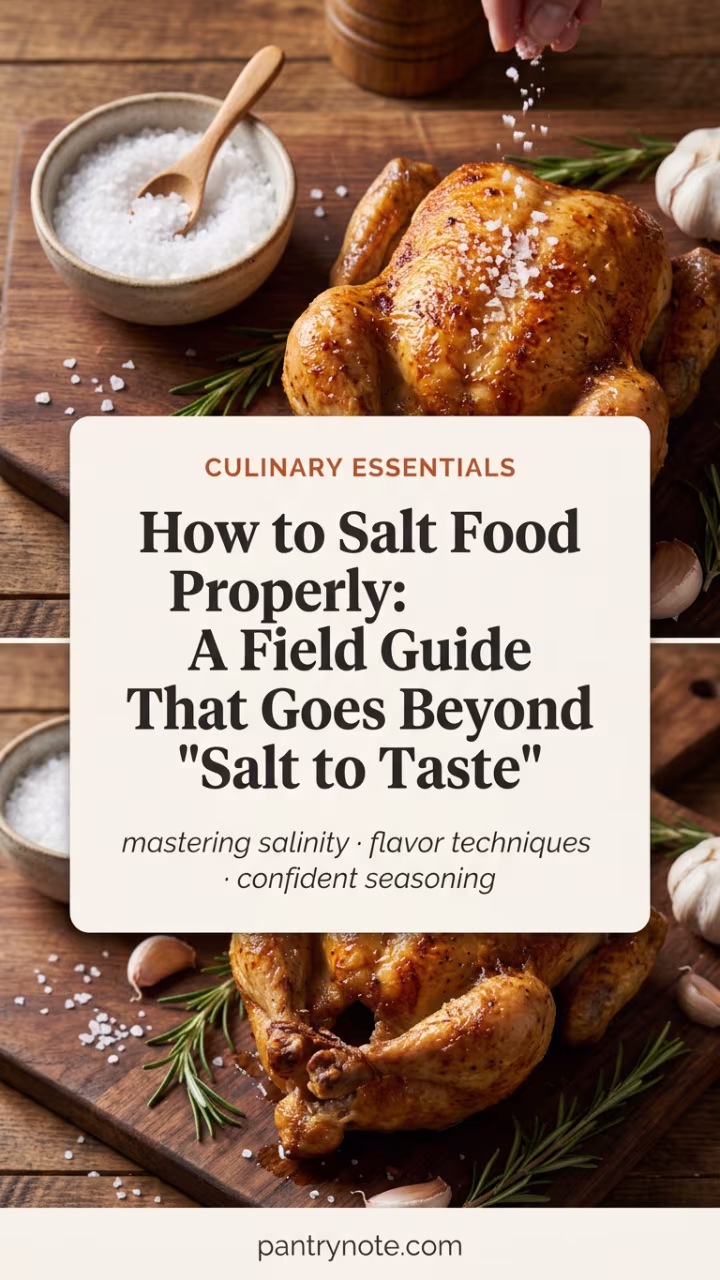 How to Salt Food Properly: A Field Guide That Goes Beyond "Salt to Taste"