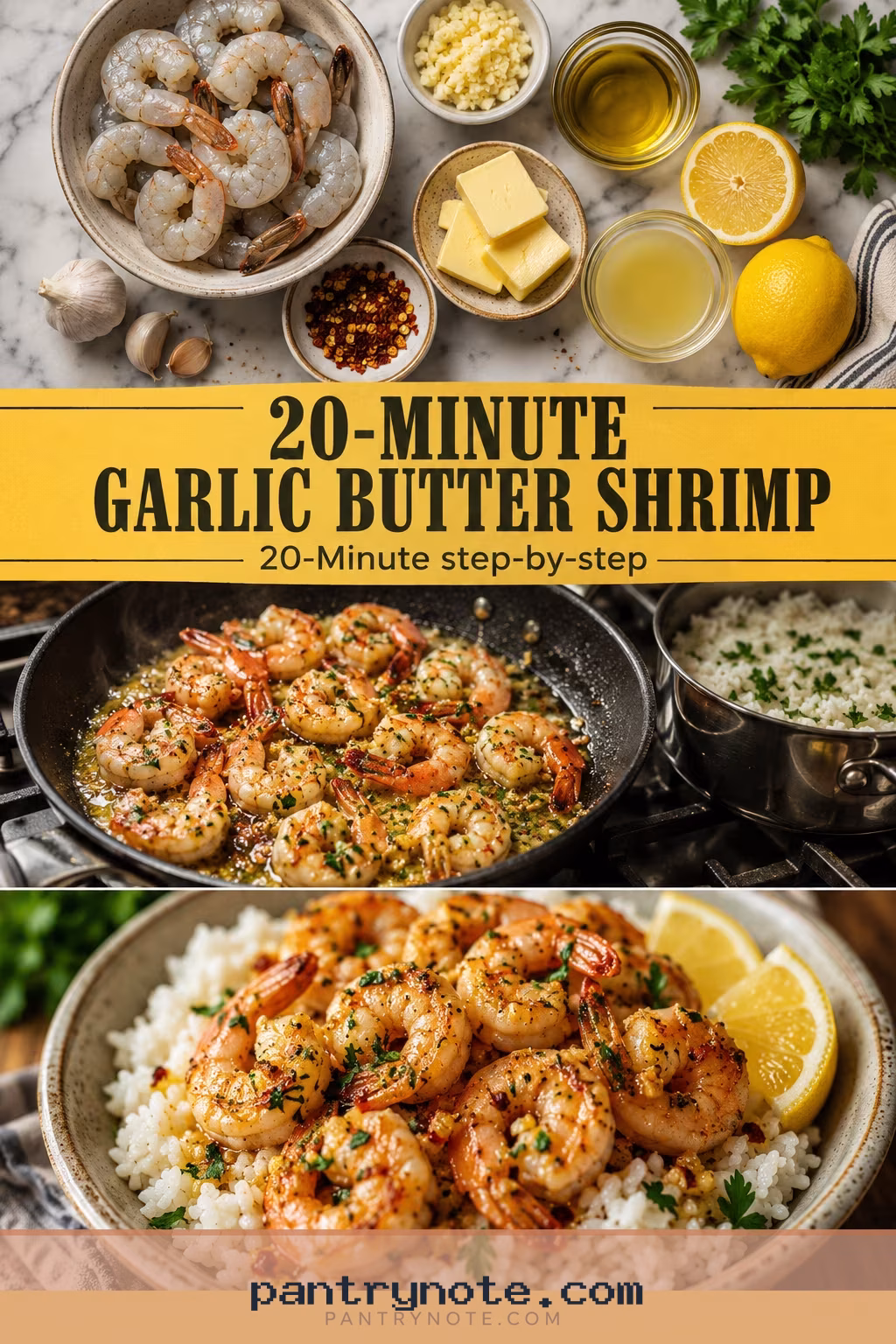 20-Minute Garlic Butter Shrimp with Rice: A Weeknight Recipe That Tastes Better Than Takeout