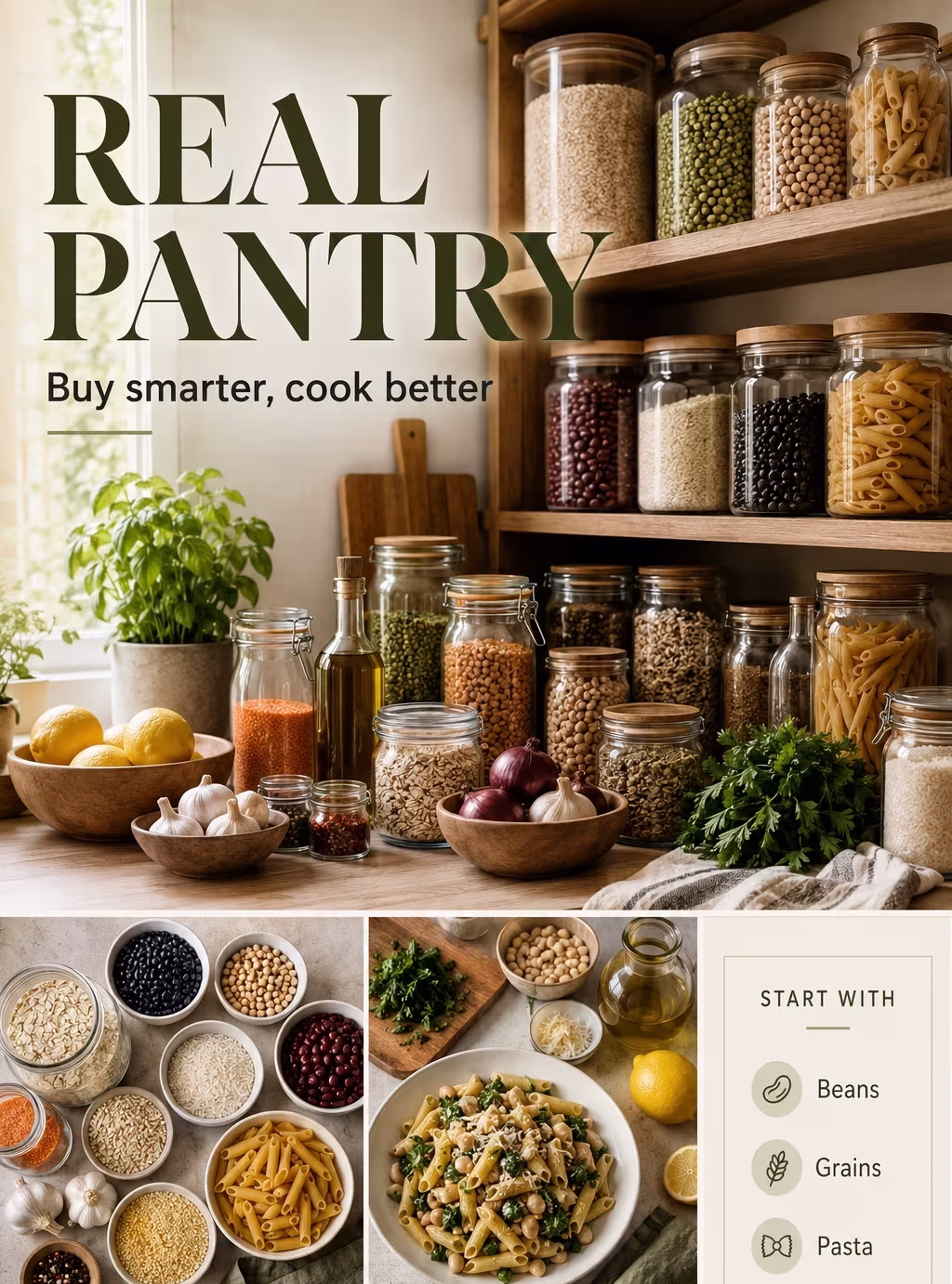 How to Build a Real Pantry: A 2026 Field Guide for Cooking Without Daily Shopping