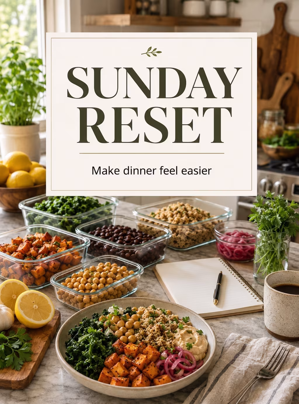The Sunday Reset: A Real Meal Planning Method That Doesn't Require Spreadsheets
