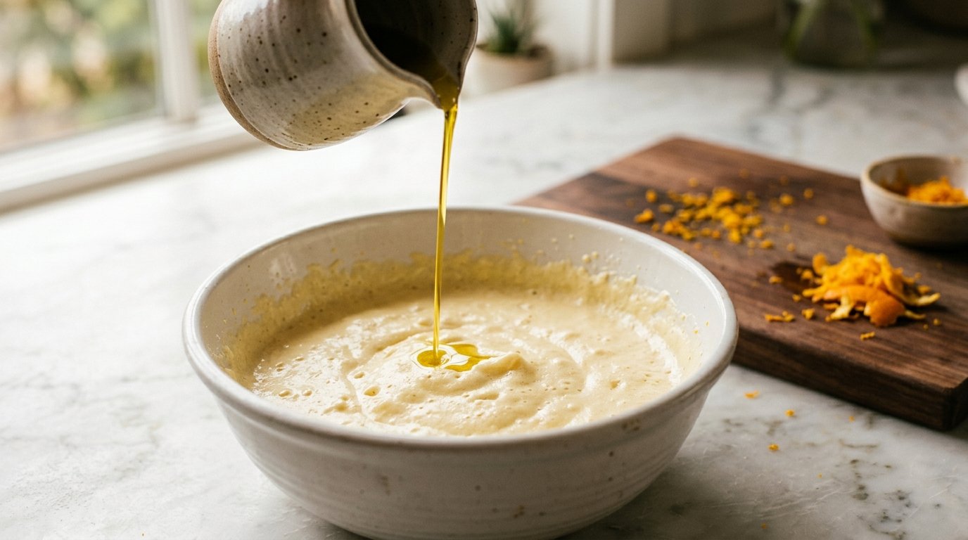 Olive Oil Cake with Orange and Almond
