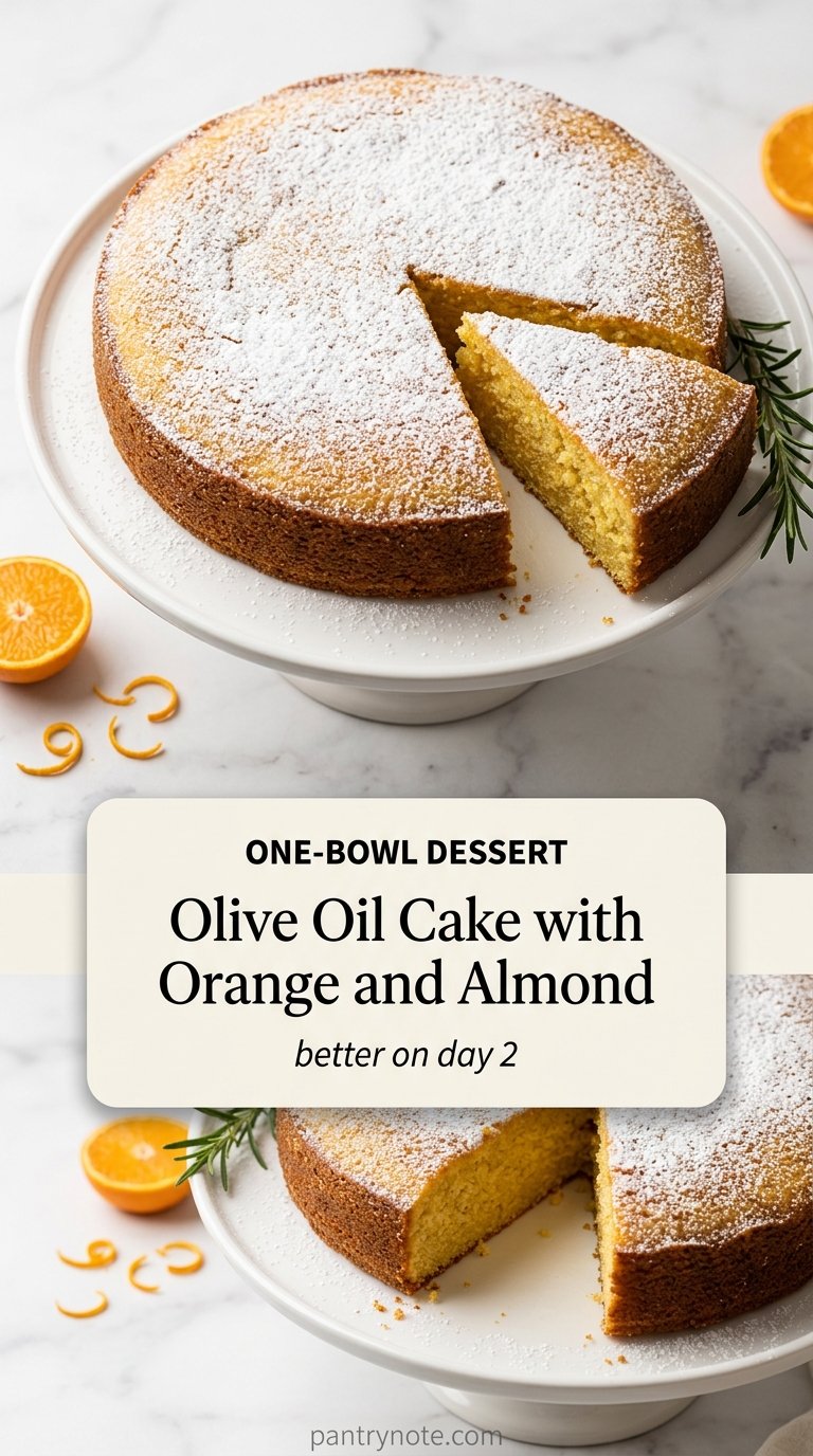 Olive Oil Cake with Orange and Almond