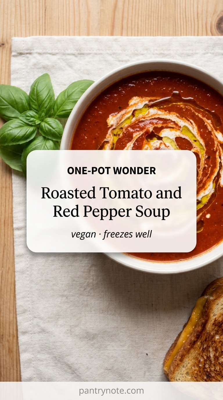 Roasted Tomato and Red Pepper Soup