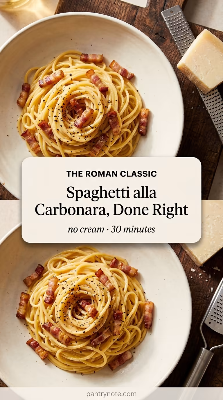 Spaghetti alla Carbonara, Done Right
